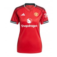 Manchester United Matthijs de Ligt #4 Domáci Ženy futbalový dres 2025-26 Krátky Rukáv